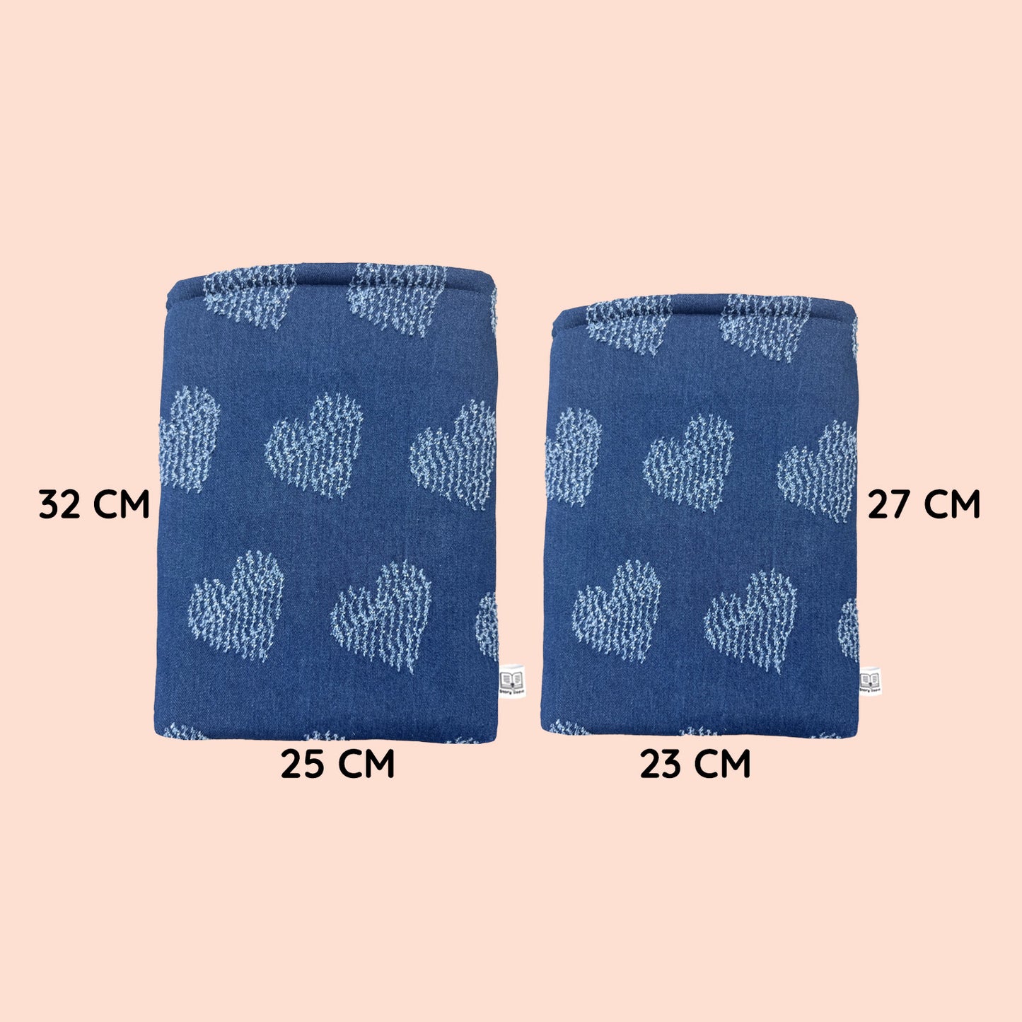 Book Sleeve Love in Blue