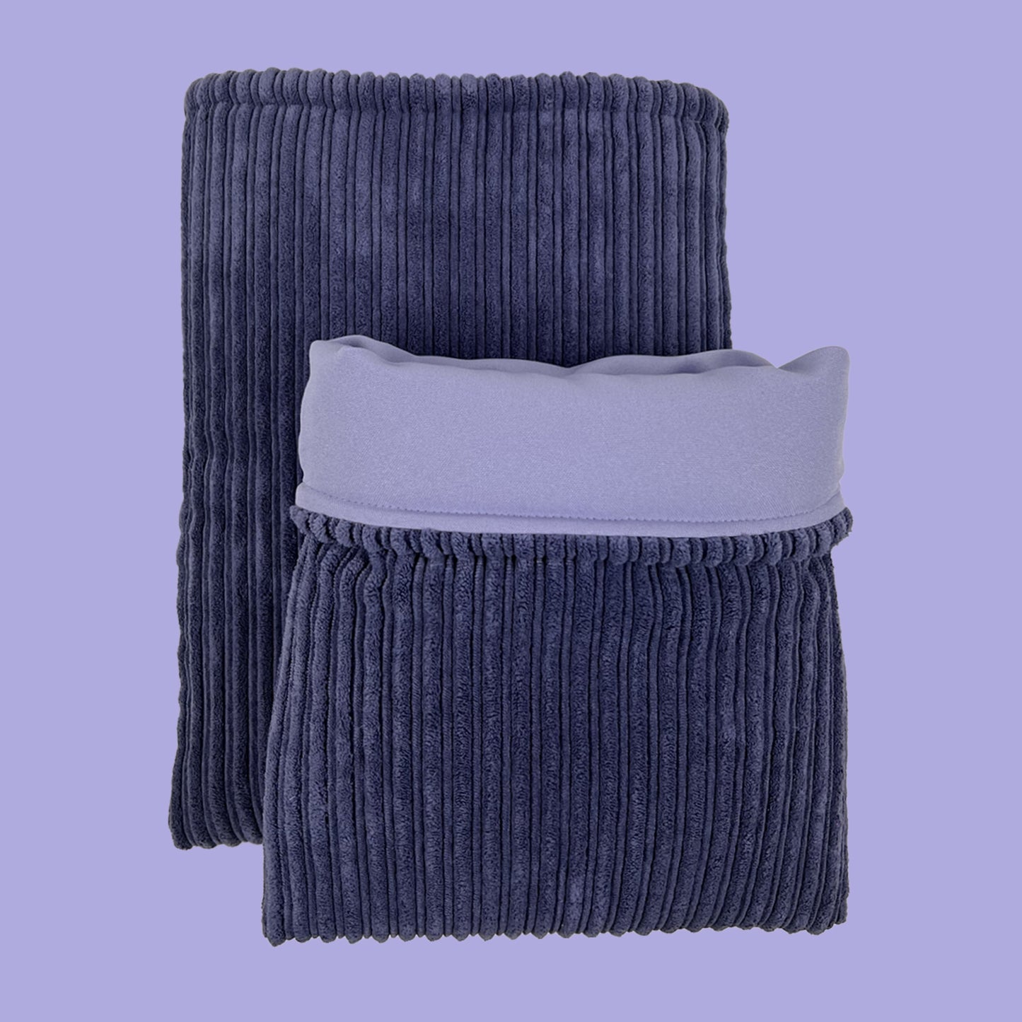 Book Sleeve Double Rib Lila