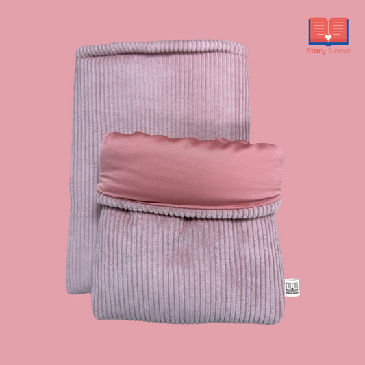 Book Sleeve Small Rib Blush