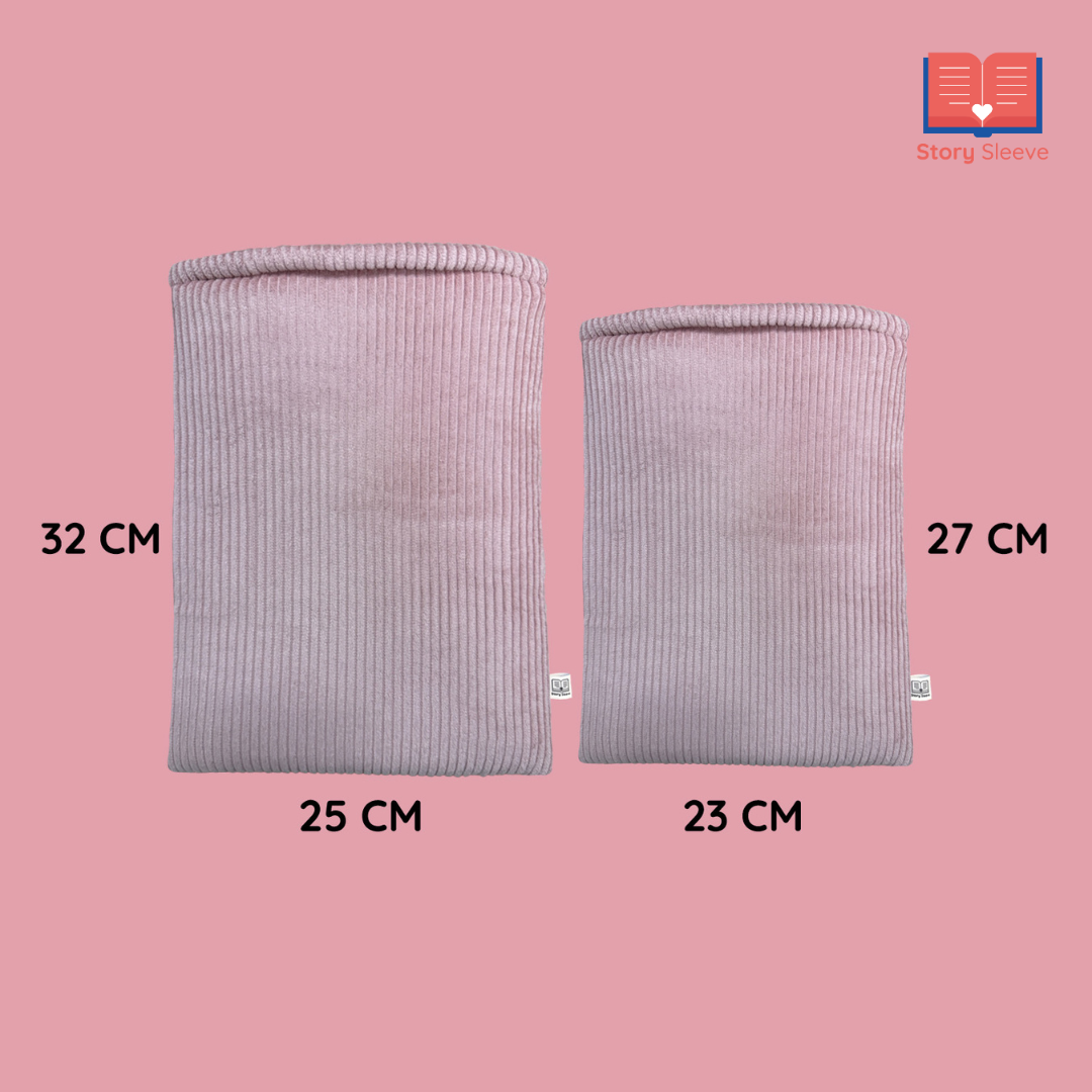 Book Sleeve Small Rib Blush