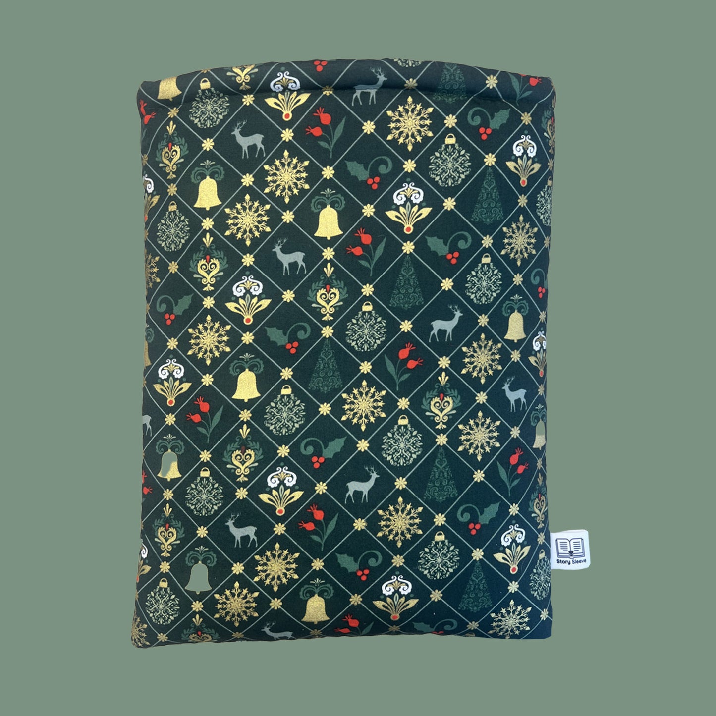 Book Sleeve Christmas All Over