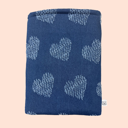 Book Sleeve Love in Blue