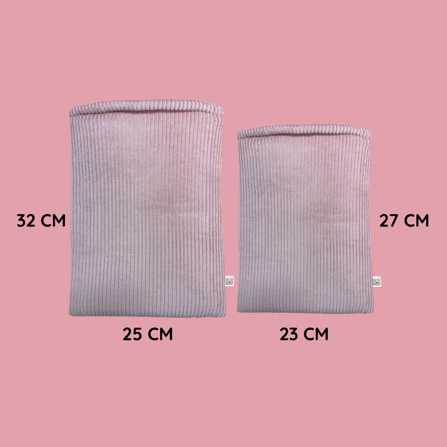 Book Sleeve Small Rib Blush