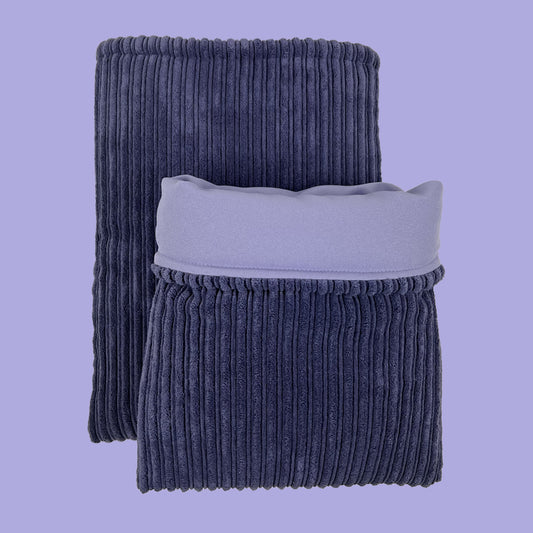 Book Sleeve Double Rib Lila